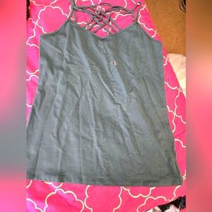 Maurices Women's Large Blue Strappy Top